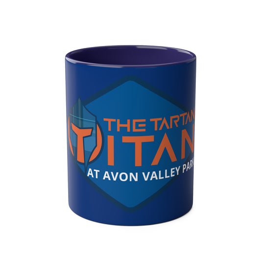 Two-Tone Coffee Mugs, 11oz - Tartan Titan